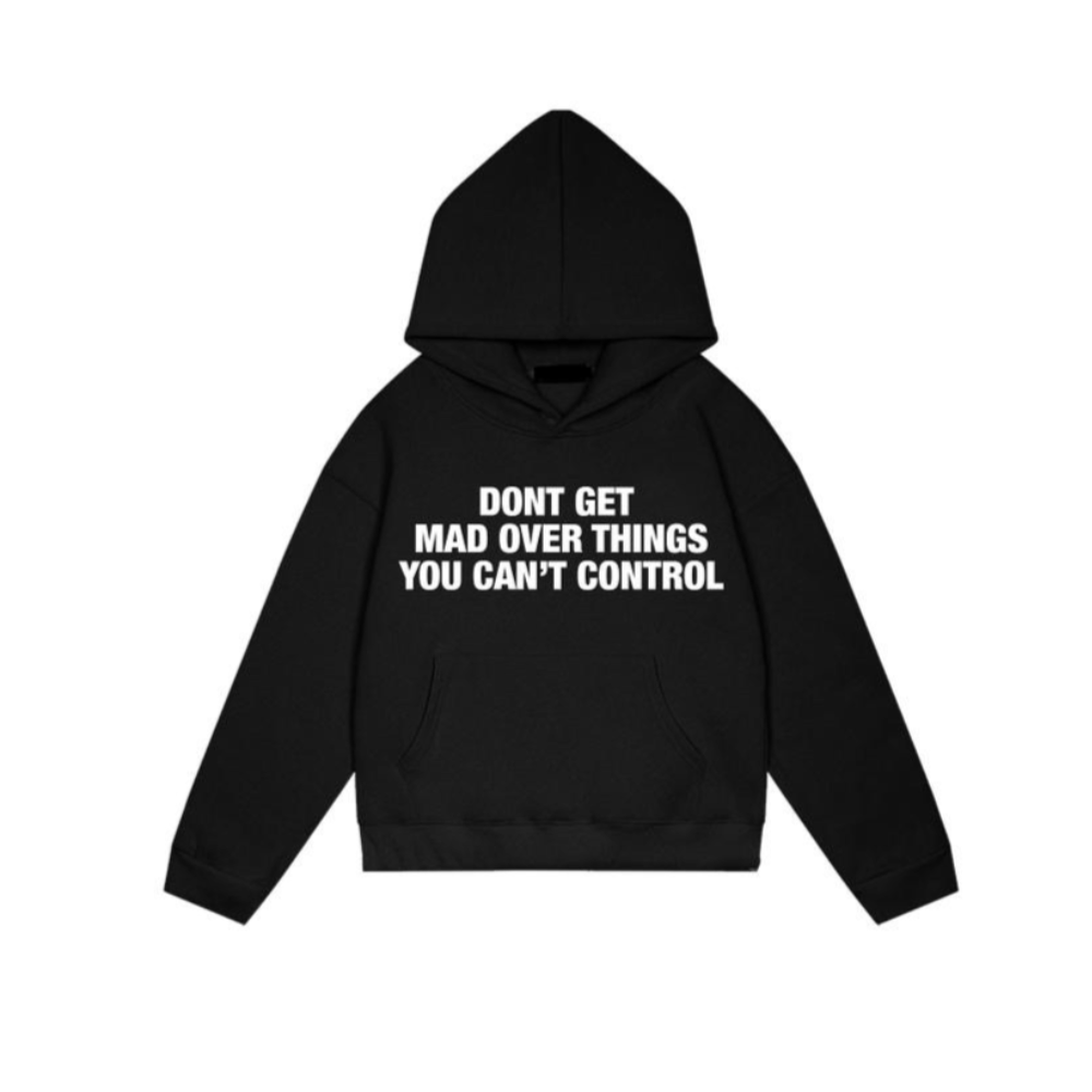 LÈ QUOTE HOODIE - BLACK